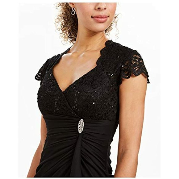 Betsy Adam Women's Sequin Party Dress, Size 14, NwT C424AFA - Picture 3 of 10